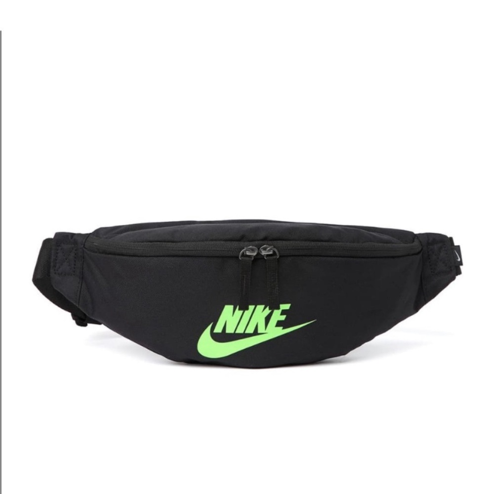 Nike Heritage Waist pack Black & Green Fany pack